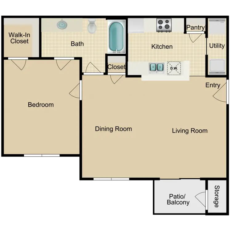 Spring Oaks floor plan 2