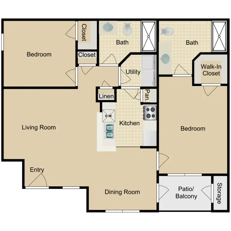 Spring Oaks floor plan 3