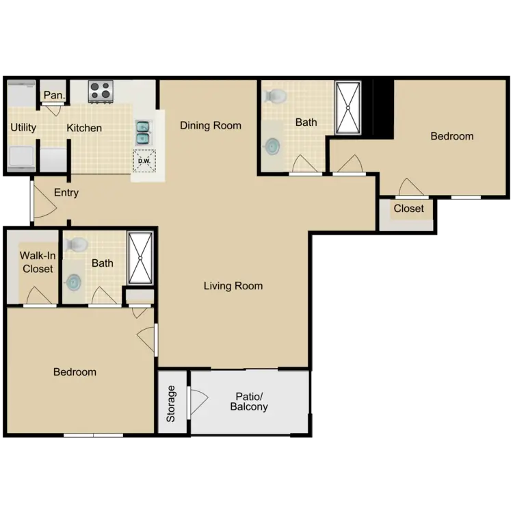 Spring Oaks floor plan 4