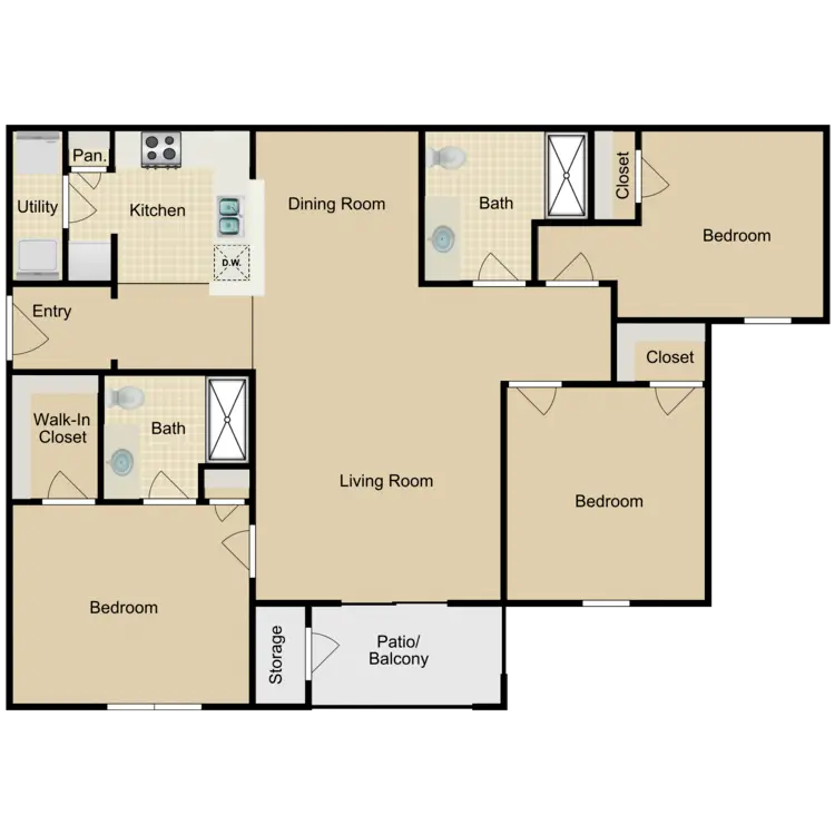 Spring Oaks floor plan 5