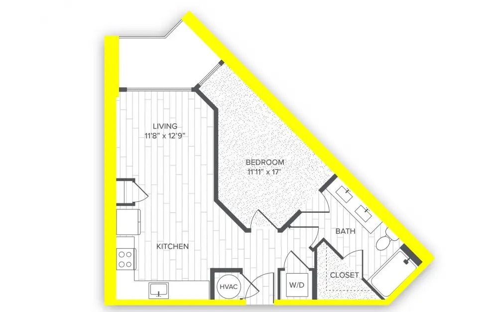 Stadia Med Main houston apartments floorplan 12
