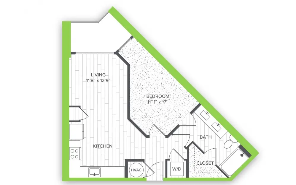 Stadia Med Main houston apartments floorplan 13