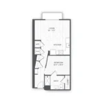 Stadia Med Main houston apartments floorplan 14
