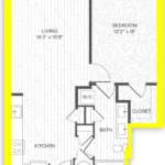 Stadia Med Main houston apartments floorplan 18