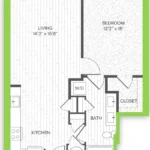 Stadia Med Main houston apartments floorplan 19