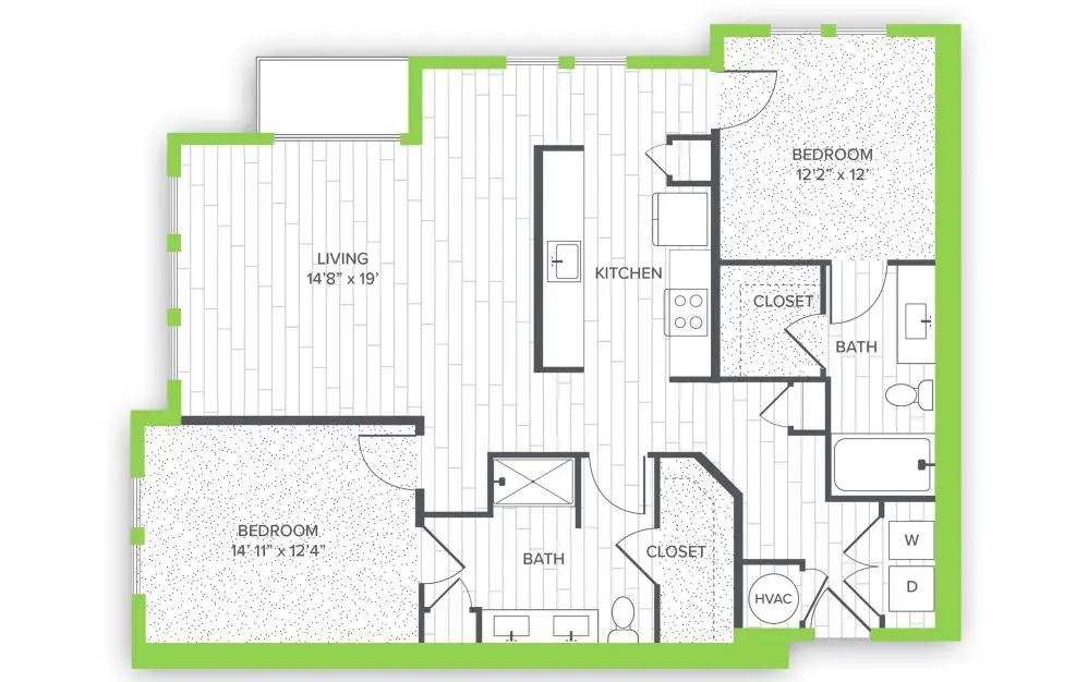 Stadia Med Main houston apartments floorplan 32