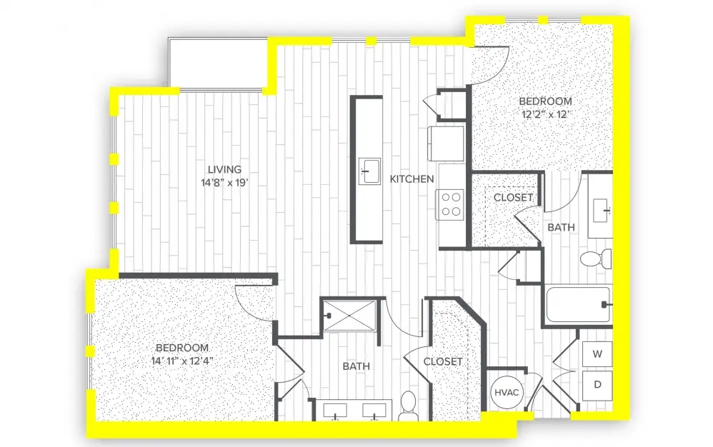 Stadia Med Main houston apartments floorplan 37