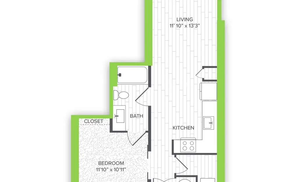 Stadia Med Main houston apartments floorplan 4