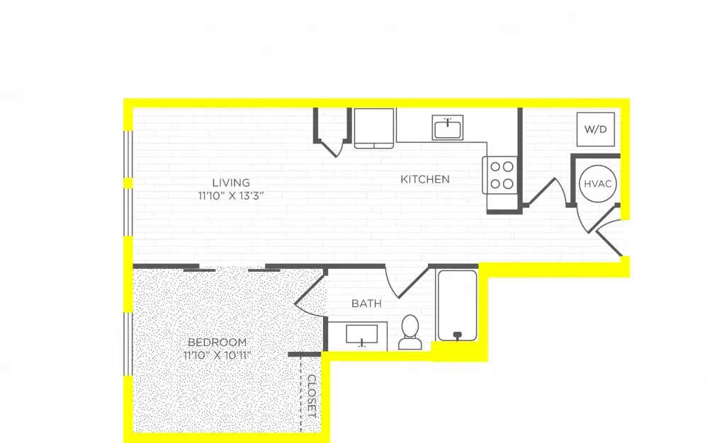 Stadia Med Main houston apartments floorplan 6