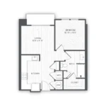 Stadia Med Main houston apartments floorplan 8