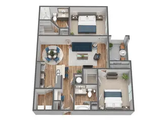 Stone Creek at the Woodlands Houston Apartments FloorPlan 7