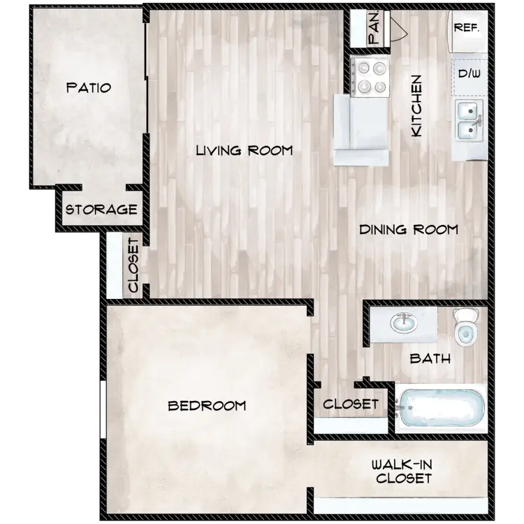 Summervale Apartments Floor Plan 2