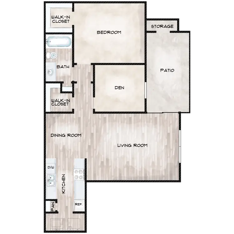 Summervale Apartments Floor Plan 3