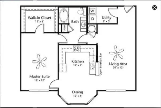 The Abbey at Grant Road Floor Plan 1