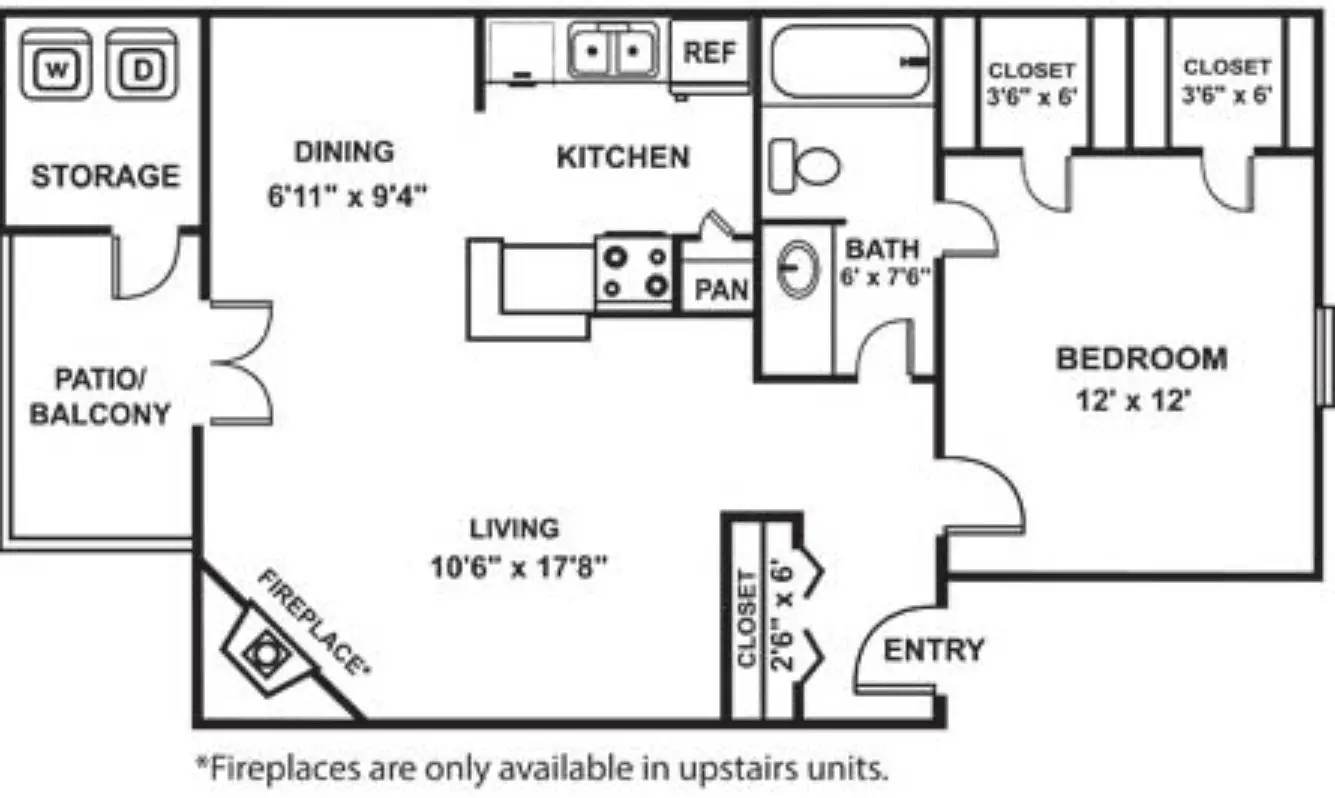 The Abbey at Montgomery Park Floor Plan 3