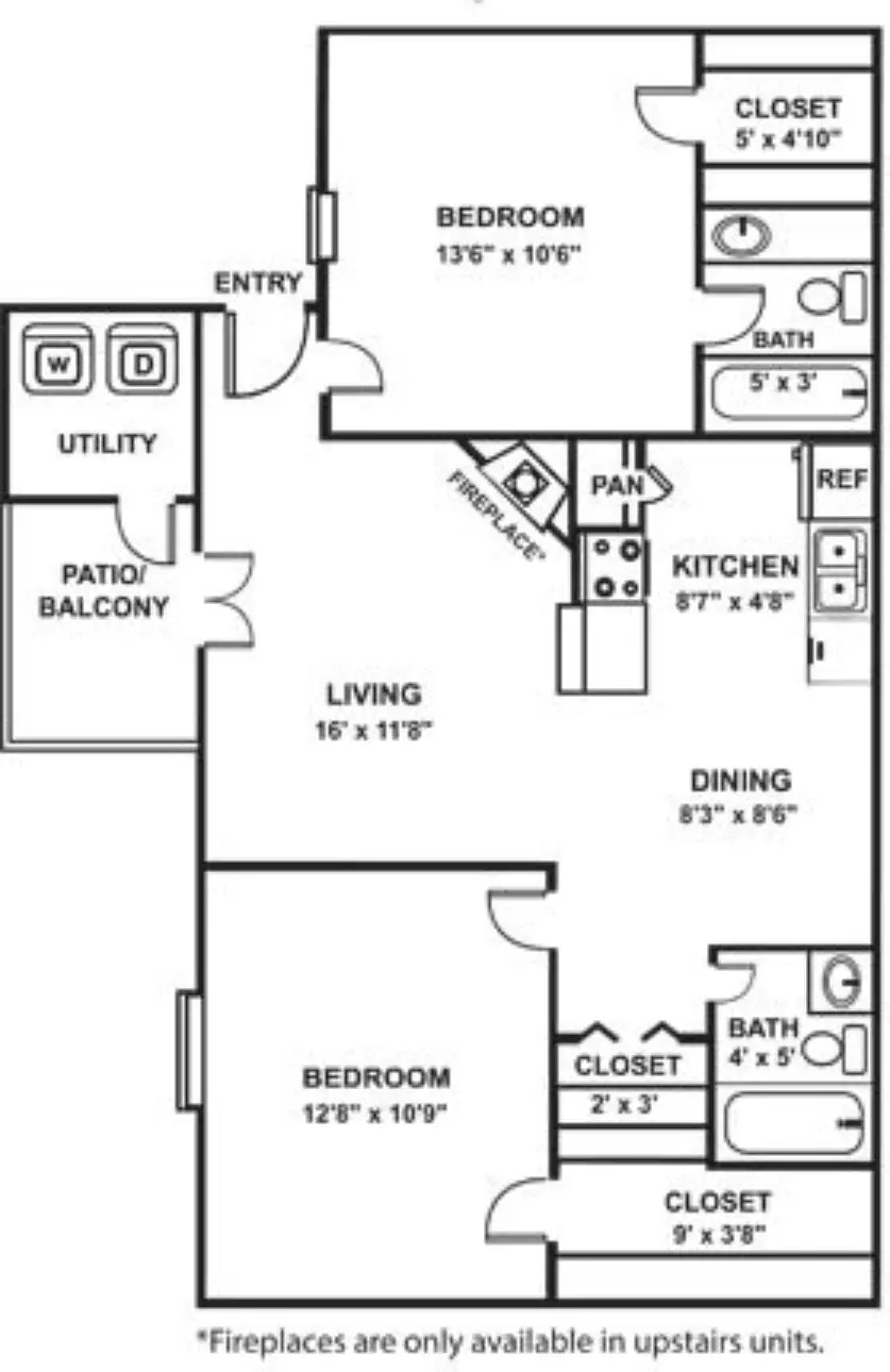 The Abbey at Montgomery Park Floor Plan 4