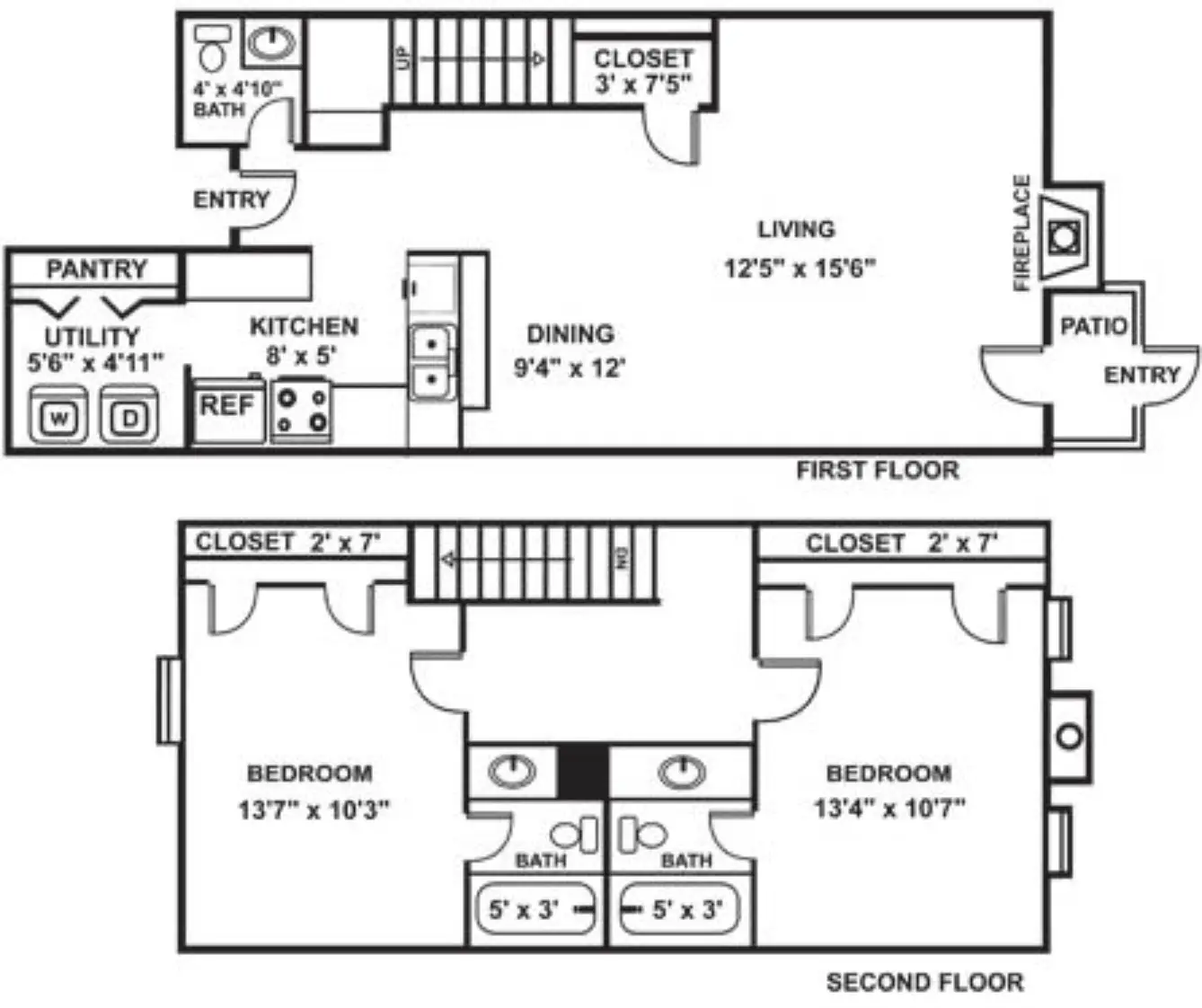 The Abbey at Montgomery Park Floor Plan 5