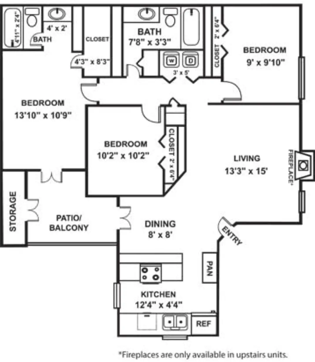 The Abbey at Montgomery Park Floor Plan 7