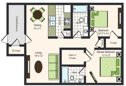 The Bellfort floor plan2
