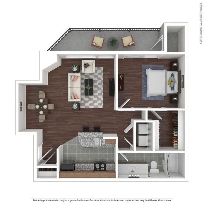 The Biltmore Houston Apartments FloorPlan 3