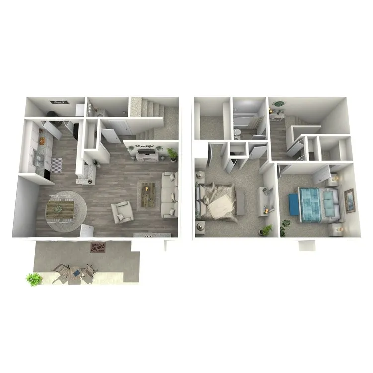 The Cottages of Cypresswood Houston Apartments FloorPlan 3