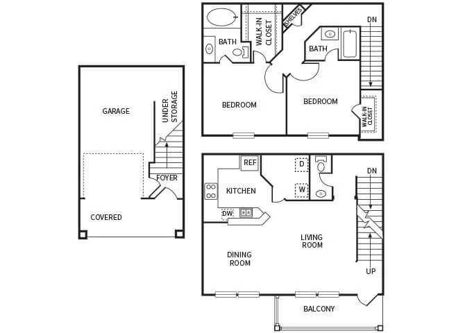 The Dominion Apartments houston apartment floorplan 10