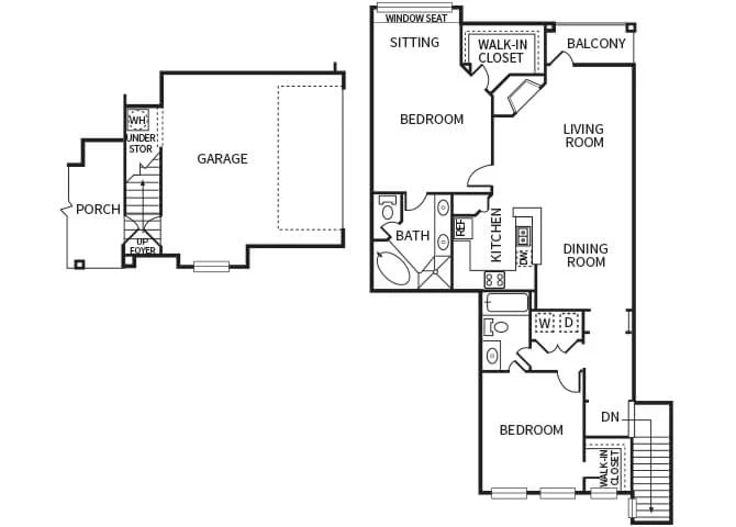 The Dominion Apartments houston apartment floorplan 11