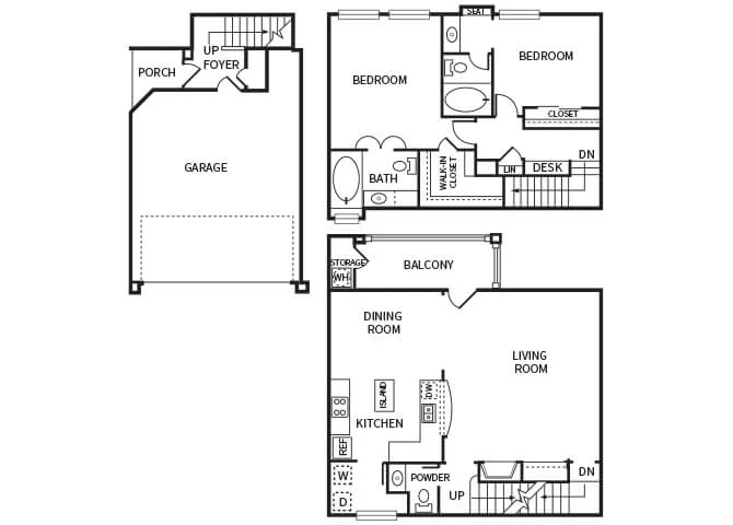 The Dominion Apartments houston apartment floorplan 12