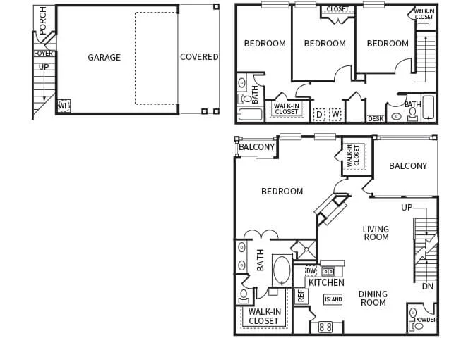 The Dominion Apartments houston apartment floorplan 17