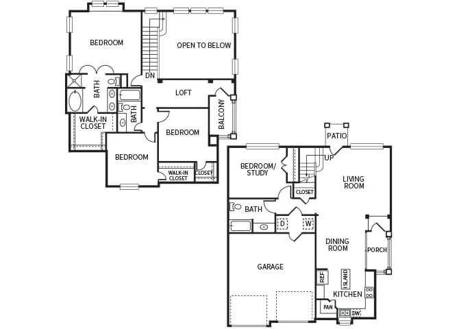 The Dominion Apartments houston apartment floorplan 18