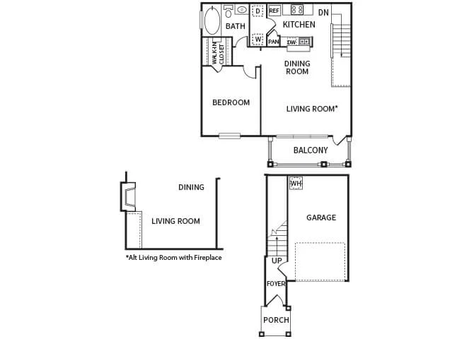 The Dominion Apartments houston apartment floorplan 4