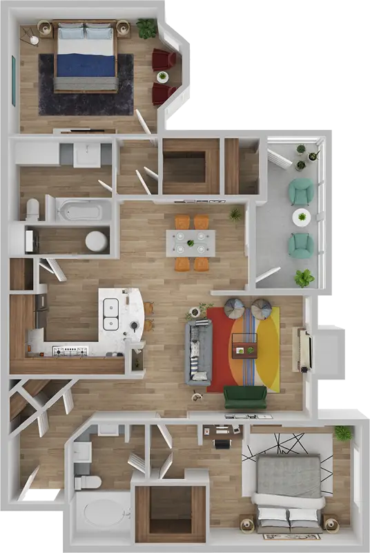 The Enclave at Copperfield floor plan 4