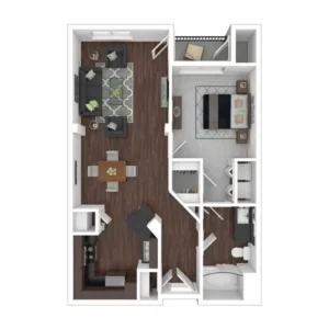 The Fitz Apartment Floor Plan 2