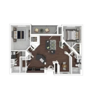 The Fitz Apartment Floor Plan 5