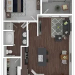 The Fordham at Baywood Houston Apartments FloorPlan 1