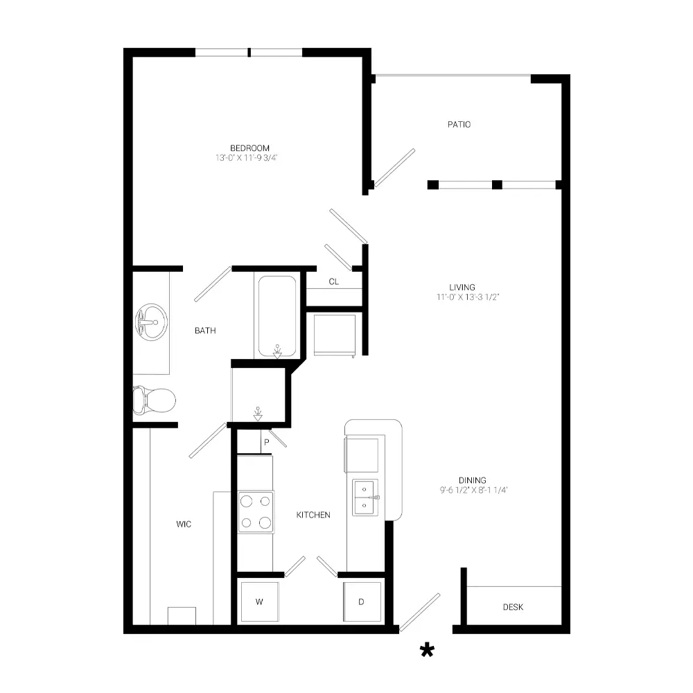 The Grand Parkway Houston Apartments FloorPlan 1