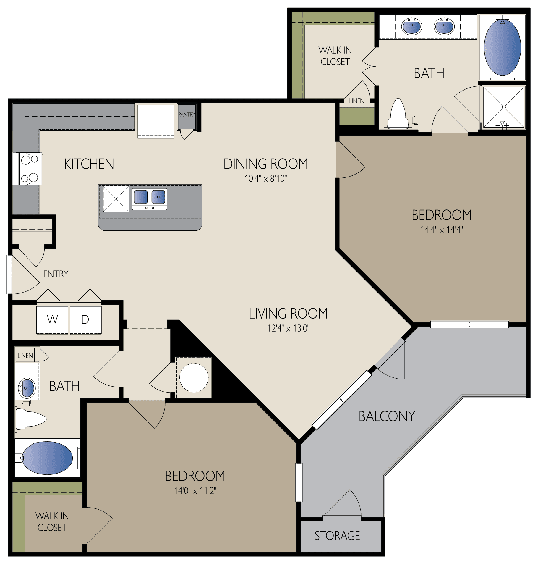 The Grand at Upper Kirby Floor Plan 11