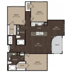 The Grayson Houston Apartments FloorPlan 14