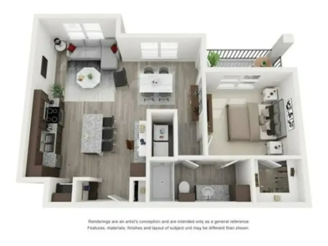 The Gregory Houston Apartments FloorPlan 2