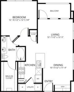 The Hamilton Houston Apartments FloorPlan 4