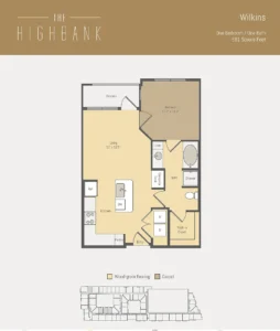 The Highbank Houston Apartments FloorPlan 10