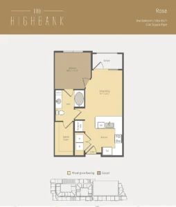 The Highbank Houston Apartments FloorPlan 2