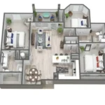 The JaXon Houston Apartments FloorPlan 12
