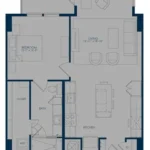 The James Park Place Houston Apartments FloorPlan 13