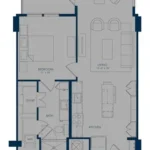 The James Park Place Houston Apartments FloorPlan 20
