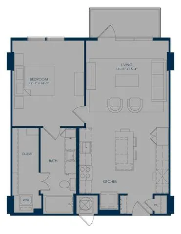 The James Park Place Houston Apartments FloorPlan 24