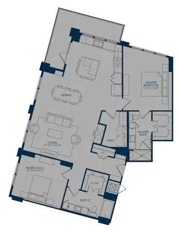 The James Park Place Houston Apartments FloorPlan 36