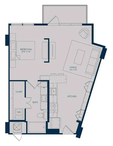 The James Park Place Houston Apartments FloorPlan 6