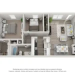 The Life at Beverly Palms Floor Plan 2