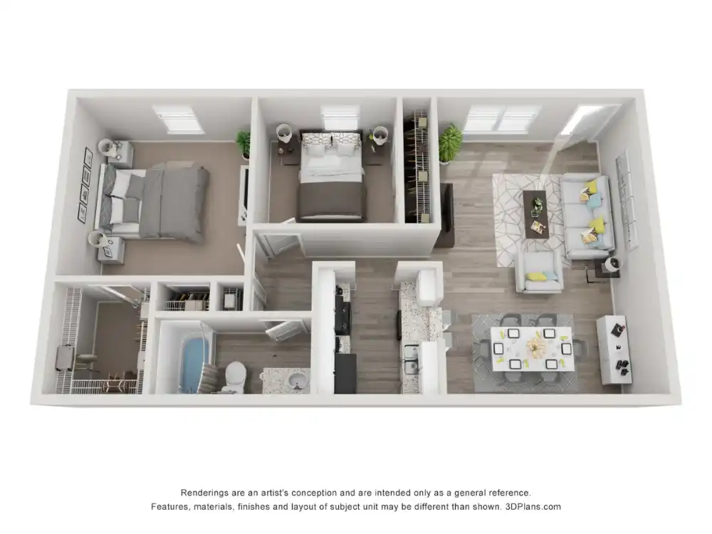 The Life at Beverly Palms Floor Plan 2
